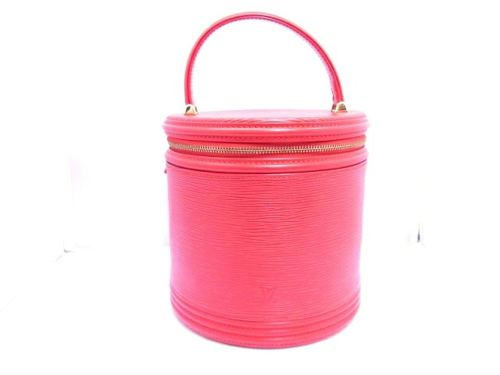LOUIS VUITTON Epi Cannes Handbag Castilian Red